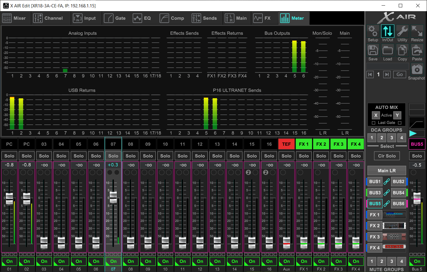 Using AUX3 in this example