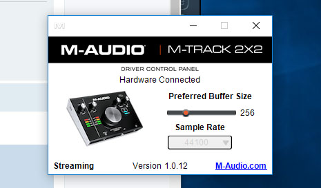 M-audio's control pana