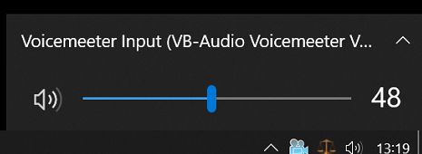 VoiceMeeter Windows Volume Control