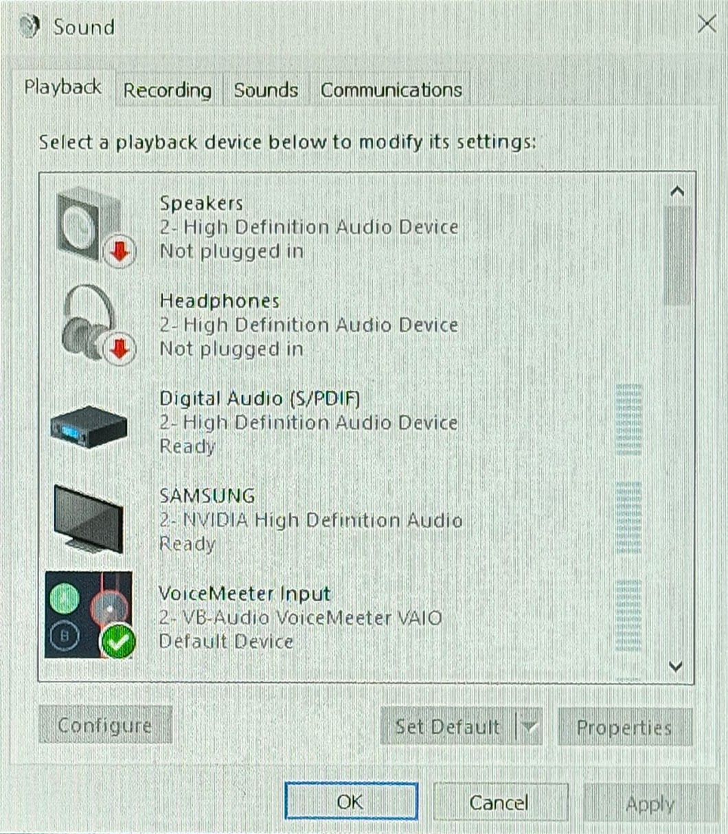 Windows Playback